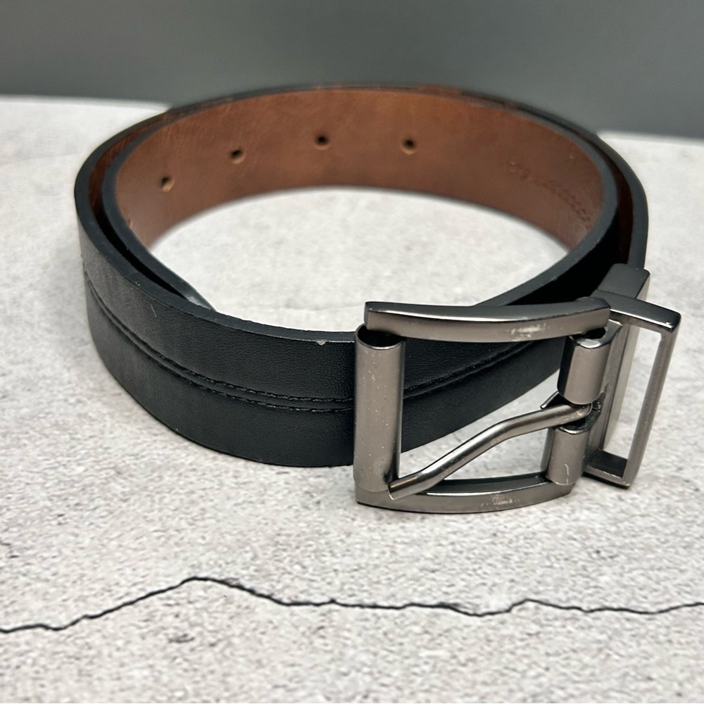Kids' Black and Brown Reversible Belt